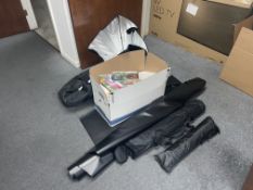 Photography Studio Equipment including Lights, Tri-Pods, Various Back Drops and Screens