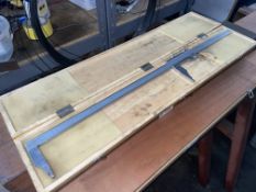 Precision 24" Vernier Caliper with Wood Case