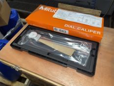 (NEW) Mitutoyo 8" Dial Caliper with Case