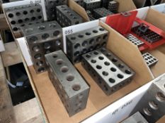 Lot with (4) Precision 2-4-6 Set Up Blocks, 23 Hole Type