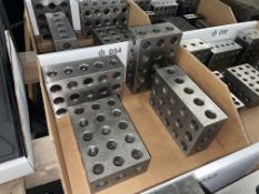 Lot with (4) Precision 2-4-6 Set Up Blocks, 23 Hole Type