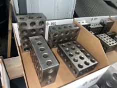 Lot with (4) Precision 2-4-6 Set Up Blocks, 23 Hole Type