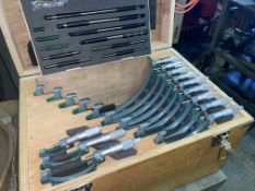 Mitutoyo Micrometer Box Set, 1" to 12"
