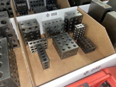 Lot with (8) Various Size Precision Set Up Blocks, 23 Hole Type