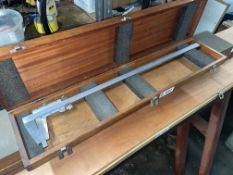 Mitutoyo 24" Vernier Caliper with Wood Case