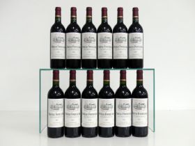 12 bts Ch. Fonplégade 2001 owc St-Émilion Grand Cru hf/i.n, vsl bs
