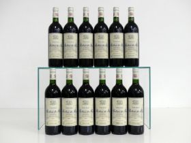 12 bts Ch. Rollan de By 1996 owc Médoc Cru Bourgeois 1 hf/i.n, 10 i.n, 1ts