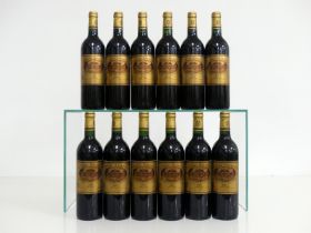 12 bts Ch. Batailley 2001 owc Pauillac Grand Cru Classé 8 hf. 1 hf/i.n, 3 i.n, vsl stl