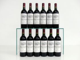 12 bts Ch. Fonplégade 2001 owc St-Émilion 1er Grand Cru hf/i.n, vsl bs