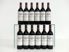 12 bts Ch. Fonplégade 2001 owc St-Émilion 1er Grand Cru hf/i.n, vsl bs