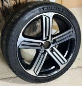 VW Golf R MK7 Cadiz Alloy Wheel With Michein SportTyre 18 VW 225/40 R18