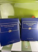 Danbury Mint The United States Presidents Coin & Stamp Collection, Vol I and Vol II,