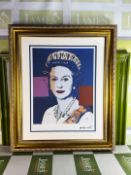 Andy Warhol-(1928-1987) Elizabeth Classic Numbered Lithograph # 85/100