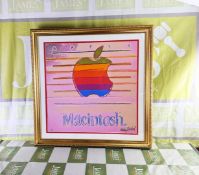 Andy Warhol-(1928-1987) `Apple Macintosh` Numbered Lithograph # 252/2400