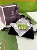Vintage Asprey London Crystal Glass Paper Weight In Shape Of Diamond