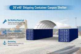 Unused Container Shelter C2040-420g PVC (Location: Elkton, MD)