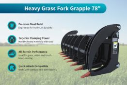 Unused Heavy Grass Fork Grapple 78