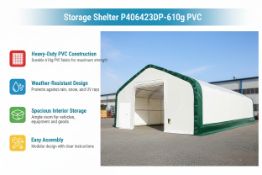 Unused Storage Shelter P406423DP-610g PVC (Location: North Highlands, CA)