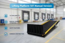 Unused Lifting Platform 10T Manual version (Location: North Highlands, CA)