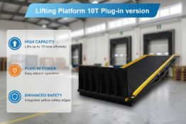 Unused Lifting Platform 10T Plug-in version (Location: North Highlands, CA)