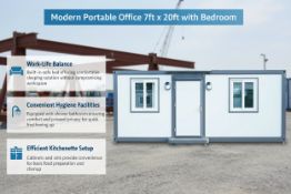 Unused PORTABLE OFFICE 7-20ft-007C (Location: Elkton, MD)