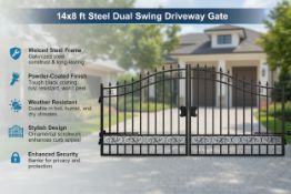 Unused Iron Gates 14'- No Decor (Location: Elkton, MD)