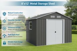 (Qty: 2)Unused Storage Shed 8x12ft with window (Location: Elkton, MD)