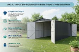 Unused Metal Storage Shed 10x20FT (Location: Elkton, MD)