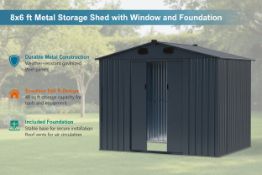 (Qty: 2)Unused Metal Storage Shed 8x6ft (Location: Elkton, MD)