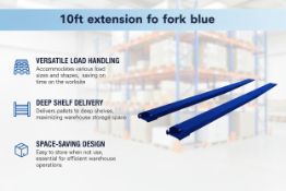 Unused 10ft extension fork blue (Location: North Highlands, CA)
