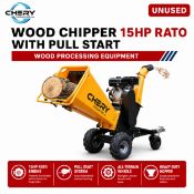 Unused Wood chipper 15hp RATO with pull start