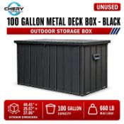 Unused 100 Gallons Deck Box