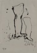 Herbert Zangs.  (1924 - 2003 Krefeld).