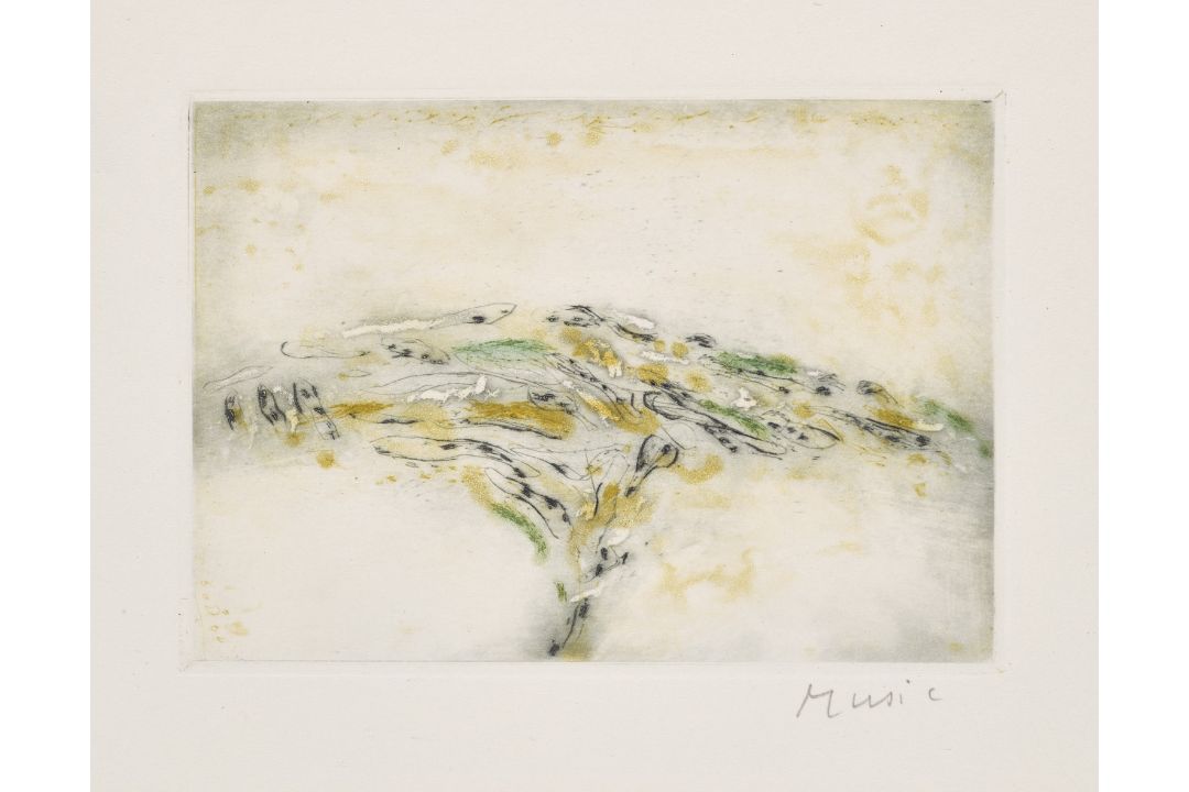 Antonio Zoran Music 1 Farbaquatintaradierung. 1965. - Bild 1 aus 2