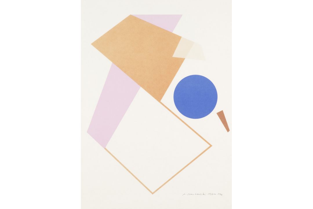Anton Stankowski Polygon. 1928-1976. Farbserigraphie auf leichtem Velin.