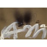 Antoni Tàpies o.T. (A.M.), 1982. Original-Farblithographie auf Velin de Lana.