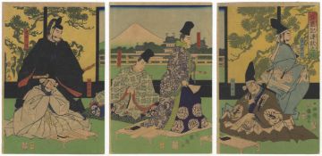 Kuniteru II, Rise and Fall of Heike and Genji Clans in Renga
