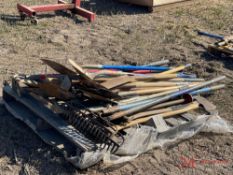 CONTENTS OF PALLET: MISC HAND TOOLS