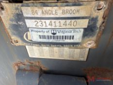 BOBCAT 84 ANGLE BROOM / SWEEPER SKID STEER ATTACHMENT
