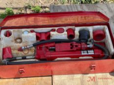 HYDRAULIC PORT-A-POWER WITH ATTACHMENTS & BOX
