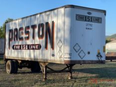 1992 STRICK30' PUP VAN TRAILER