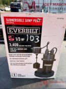 EVERBILT SUBMERSIBLE PUMP