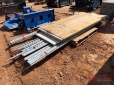 (2) 80 X 28 INTERIOR DOORS AND METAL CONDUIT