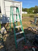 KELLER 6' FIBERGLASS A-FRAME LADDER