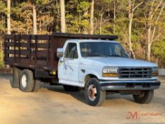 1996 FORD F-350 XL FLATBED PICKUP TRUCK