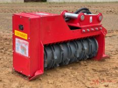 UNUSED RAYTREEREDM50ST DRUM MULCHEREXCAVATOR ATTACHMENT