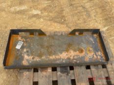 UNUSED SKID STEER BACKING PLATE