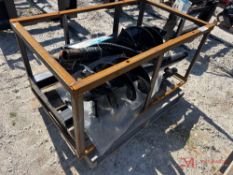 NEW AGT AUGER SKID STEER ATTACHMENT WITH 3 BITS