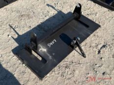 UNUSED TRAILER MOVER SKID STEER ATTACHMENT