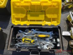 TOOLBOX W/ WRENCHES & SOCKETS